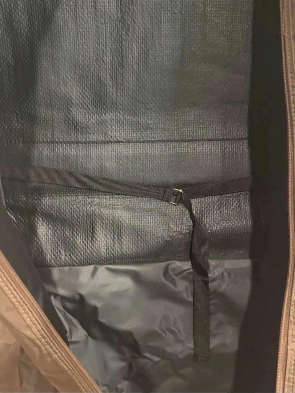 Vintage American Flyer Garment Bag Tweed Suit Carrier Travel Luggage Folding